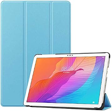 Aksesuarcim Huawei MatePad 11.5 2023 ile Uyumlu K l f 2 Farkl  Stand Olabilen Arka K s m  effaf Sert Silikon  nce Hafif Tablet K l f  Mavi