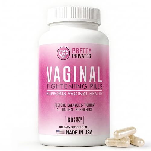 Image of Pretty Privates Vaginal Moisture & Tightening Pills, 60 Capsules | With Kacip Fatimah, Manjakani, Kayu Rapet & Noni Fruit for elasticity, moisture and wetness support and pH balance.