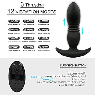 Prostàté Ｍàsséur Vîbrante Homme Ｍassàge,Prｏsｔàté Plúg Àṇàlé Vîbrant Stimulateur Femme sans Fil Silicone va et vient Stîmúlàt