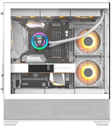 Havit CF925 Tamperli Cam Gaming Oyuncu KasasıHavit CF925 Tamperli Cam Gaming Oyuncu Kasası Beyaz - 3 RGB Fanlı, Kumandalı, ITX/M-ATX/ATX/E-ATX Uyumlu - Görsel 3