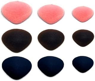 TIVAS Rosa Rojo marrón Flocado Triangular Juguete de Peluche Nariz arandela Suave para DIY muñeca Animales de Peluche Nariz de Terciopelo