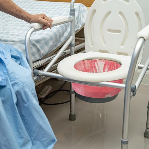 ReliThick 40 peças de forros de cômoda de cabeceira sacos de lixo descartáveis para balde de vaso sa