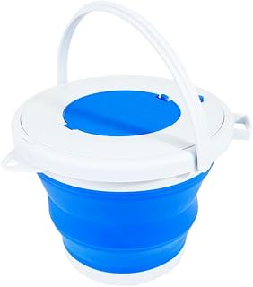 おり釣具 折りたたみブクバケツ 蓋付 ブクブクホース穴あり 約5L (ori-786188)