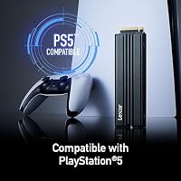 Lexar NM790 SSD mit Kühlkörper, 1 TB, PCIe Gen4 NVMe M.2 2280, internes Solid-State-Laufwerk, bis zu 7400 MB/s, kompatibel mit PS5, für Gamer und Creators (LNM790X001T-RN9NU) – Ansicht 7