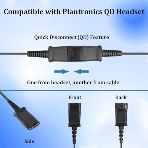 Adaptateur casque USB QD pour PC et ordinateurs portables - 3
