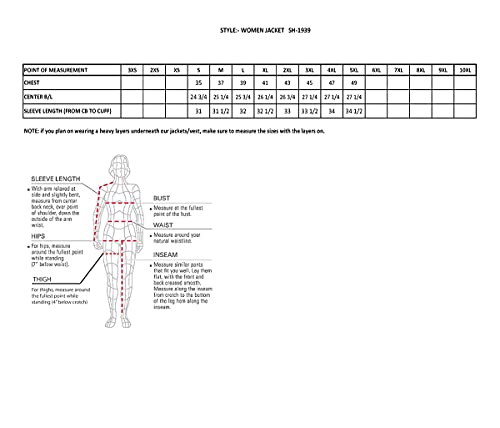 Nexgen Women's Doulon 1300 Nylon Twill Fleece Hooded Jacket (Black/Orange, Medium) #TOP2