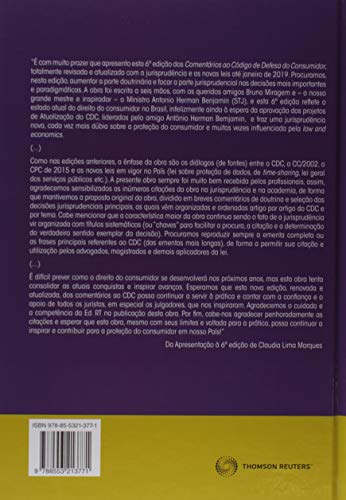 Comentários Ao Código De Defesa Do Consumidor - Artigo Por Artigo