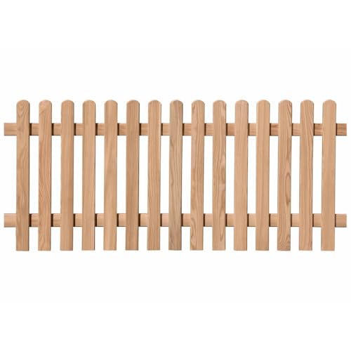 Vorgartenzaun Lärche 180x80 cm – Holzzaun-Set GENUA für DIY Selbstmontage – PEFC-zertifiziert, wetterfest & nachhaltig – inkl. Edelstahlschrauben & Aufbauanleitung