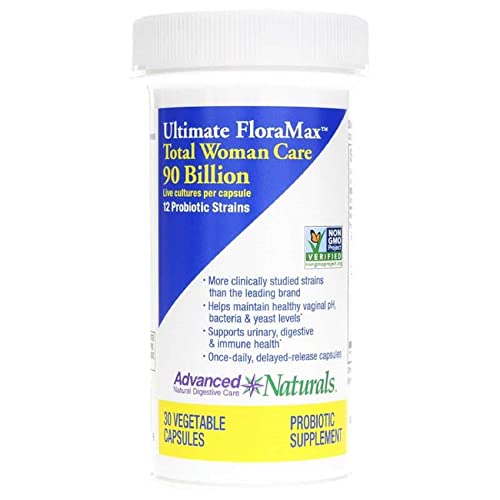 Advanced Naturals Ultimate Floramax Total Woman Care 90 Billion Caps, 30 Count