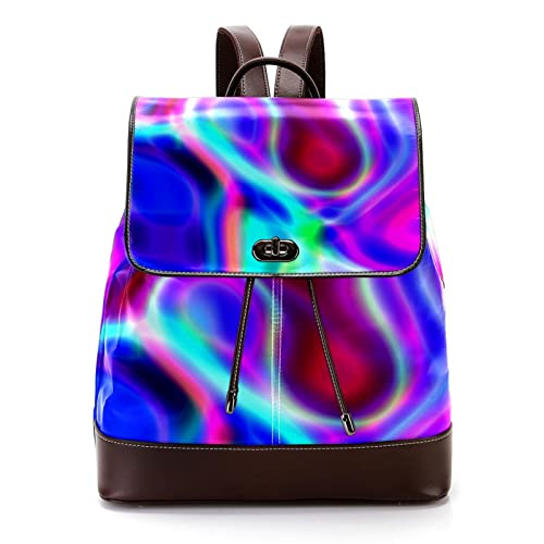 Sac à dos voyage multicolore abstrait pour femme, bagage cabine et loisirs créatifs