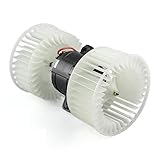 GLYHE A/C Innen Gebläsemotor Fit für E39 525i 528i 530i X5 E53, OEM 64118385558 Heizung Lüftermotor Gebläse,Weiß