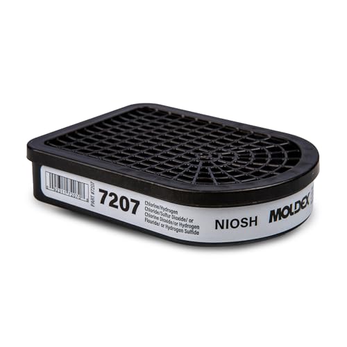 Moldex 7207 Semi-Rectangular Acid Gases Cartridge for 7000/7800/9000 Series Half Mask and Full Facepiece Reusable Respirators