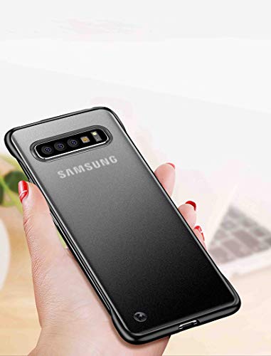 Vaku Luxos Store Vaku Luxos Back Cover Case for Samsung S10 Plus Black - Image 4