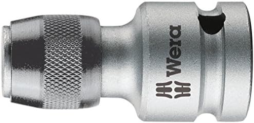 Wera 05042755001 1/4 x 43 mm 784 B 3/8-Inch - B/1 784 B Adaptor with Quick Release Chuck - Silver