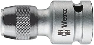 Wera 05042755001 1/4 x 43 mm 784 B 3/8-Inch - B/1 784 B Adaptor with Quick Release Chuck - Silver