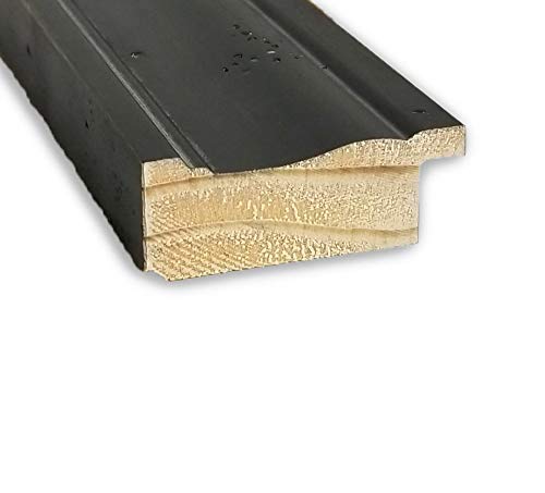 Amanti Art Vanity Wood Framed Bathroom Mirror, Glass Size 20 X 16, Rustic Pine Narrow Black #TOP1