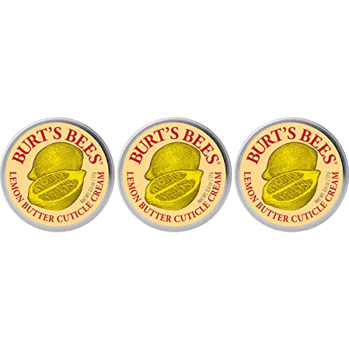 Burt's Bees Hand Skin Care, Moisturizing Cuticle Cream For Dry Skin, 100% Natural, With Lemon Butter, 0.6 Ounce (Pack Of 3) #TOP14