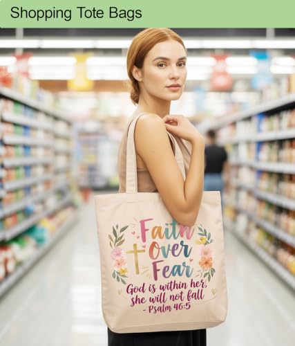 Image of Aesthetic Tote Bag for Women Girls, Stylish Tote Bag for Friends Besties Coworker