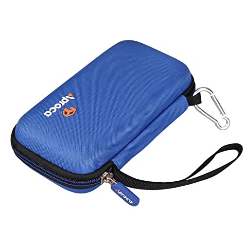 Aproca Case Compatible with Beijue/TaddToy/GREENCREEK 16 Bit Handheld Games, Portable Storage Bag for Accessories -Blue (Case Only)