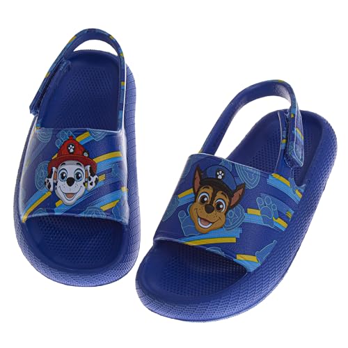 Image of Josmo Kids Slides Open Toe Sandal SpiderMan Paw Patrol Cars Frozen Lilo Stitch Minnie Mouser Sandals Slide SlipOn For Boy Girl Sizes 5-10 Toddle