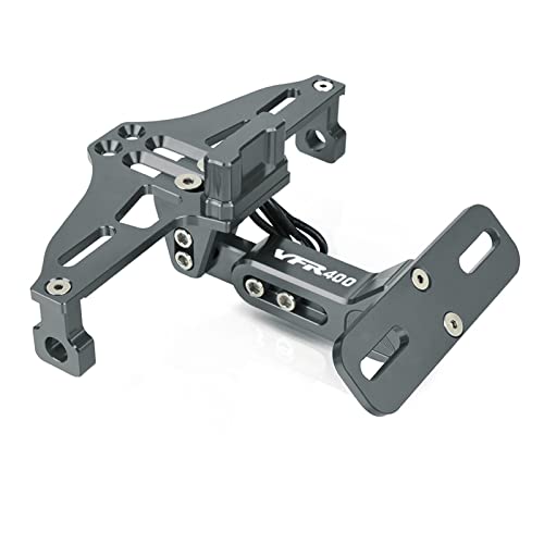 �o�C�N���i CNC�A���~�j�E���t���[�����[�^�[�T�C�N�����C�Z���X�i���o�[�v���[�g�z���_�[�u���P�b�g���C�g�t�� �ɓK������z���_ VFR400 1989 1990 1991 1992(Gray)