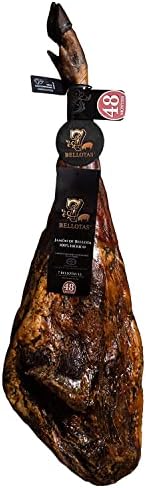 7 BELLOTAS Acorn-fed 100% Iberico Ham | Jamon Pata Negra Bellota | Spanish Iberian Ham Leg with 48 Months