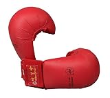 Hayashi TSUKI Offizielle WKF Karate-Handschuhe, Unisex, Erwachsene, Blau, M