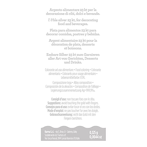 Decora 9570106 Polvere Argento Alimentare 0,125 G