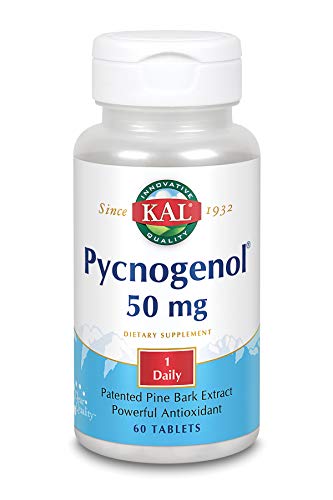 KAL 50 Mg Pycnogenol Tablets, 60 Count