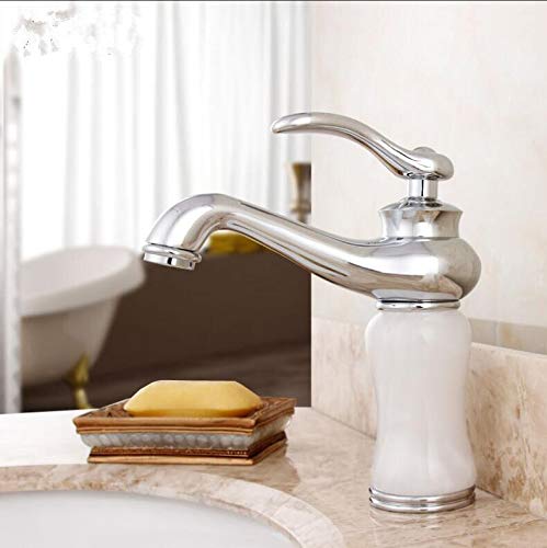 Robinet de lavabo en laiton anti-corrosion mitigeur eau chaude