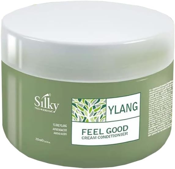 Ylang Rinse Out Cream Conditioner - Deep Conditioner for Dry Damaged Hair Infused with Essential Oil for Moisture and Health - Sulphate and Paraben Free Conditioner 250ml