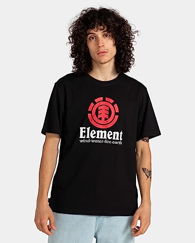 Element - Vertical Screen tee para Hombre - Faded Black - L