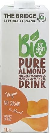 Bridge Organic Almond Drink, 33.8 fl oz 1000 ml, Set of 2