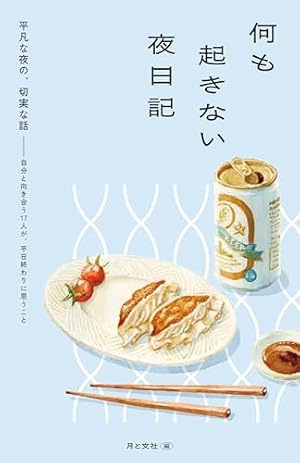 ブックカバー 何も起きない夜日記
