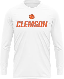Official NCAA Collegiate Men's Sport Active Long Sleeve Shirt Italic Name Collection