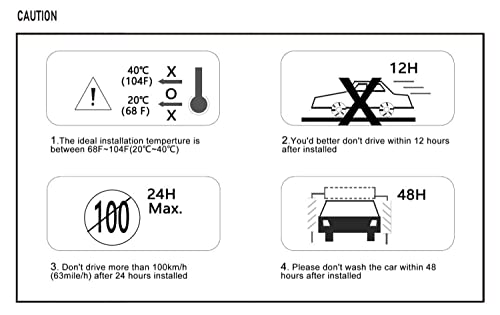 Mifeier Wind Deflector Window Visors Rain/Sun Guard Compatible With 02-08 Ram 1500 03-09 2500/3500 Quad/Crew Cab (With 2 3/4 Size Rear Doors) #TOP5