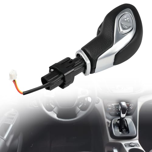 Auto Gear Shift Knob Handle with Button Compatible with Ford Escape Fusion