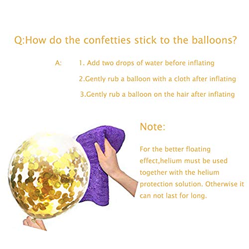 Purple Flamingo Confetti Balloons,15 Pcs Latex Party Theme Balloons With Round Confetti For Hawaii Luau Party Birthday Wedding Theme Party Decorations(3) #TOP2