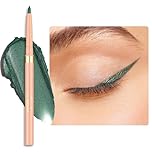 OULAC Matte Green Eye Liner Pencils Waterproof, Smudge-proof Retractable Eyeliner Lasts 24H +, Highly Pigmented and Smooth, Long-lasting Formula, Vegan 16 Kelp Forest