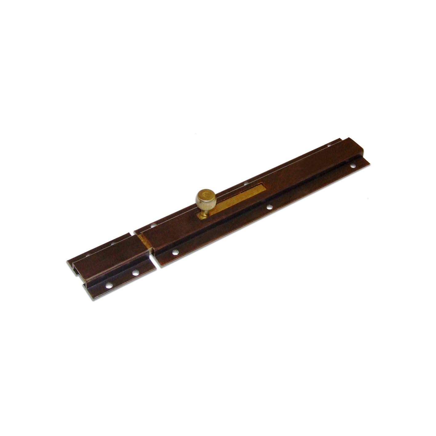Cerrojo transversal perfilado 150 x 40 mm. Pestillo de banda de seguridad para puertas y ventanas, cierre a presión para persianas y oscuros, cerradura mecánica plana, ferretería multiusos