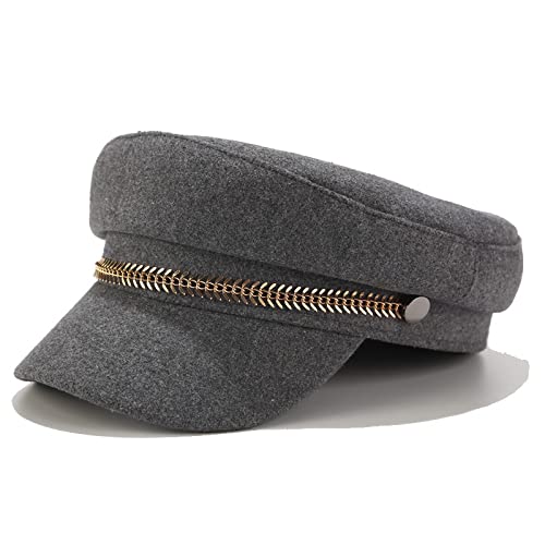 Béret femme militaire en cuir synthétique pour styliser vos tenues de voyage
