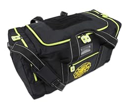 Lightning X Products Value Firefighter Turnout Gear Bag With Maltese Cross - Black