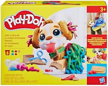 Play-Doh, Massinha de Modelar Infantil, Pet Shop - Conjunto de Br...