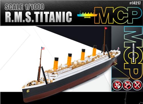 image for ACADEMY HOBBY MODEL KITS Academy 1: 1000 - R.M.S.Titanic MCP For 14 ye