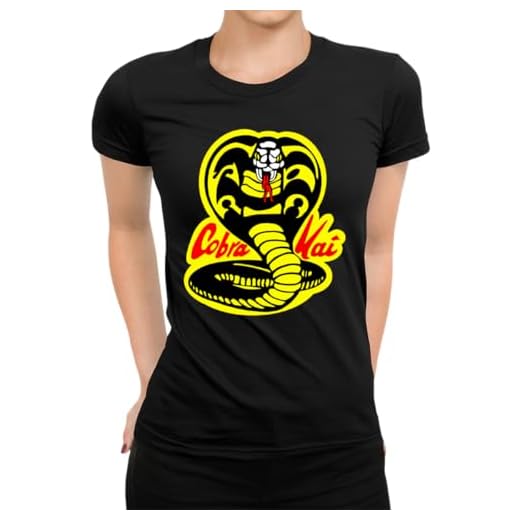 Cobra Kai - Camiseta para mujer, Negro , M
