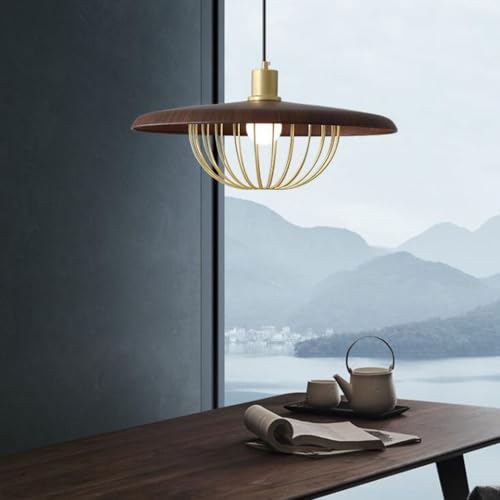 Lampe suspendue en métal de base E27 finition supérieure GYORI