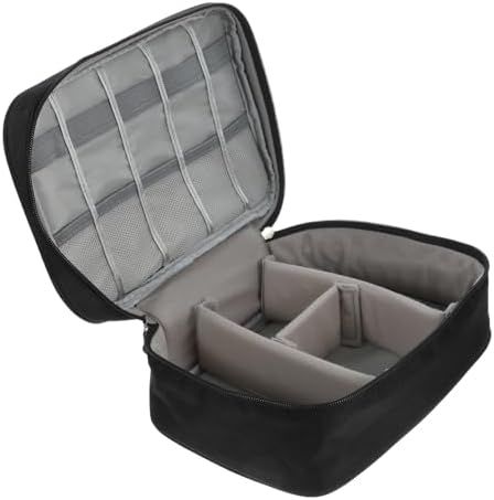 NUOBESTY Seyahat için kablo düzenleyicili elektronik düzenleyici çanta, dijital cihazlar, şarj cihazları ve kameralar için depolama alanı sunar, hafif ve taşınabilir - Görsel 1