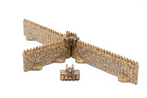 Palisades Kit: Tabletop & Rpg Terrain Game Set For Dungeons & Dragons, Pathfinder, Castles & Crusades, 13Th Age, Runequest, Asunder, Zombicide, Imperial Assault, And More! (90+ Pieces 400 Sqin) #TOP4