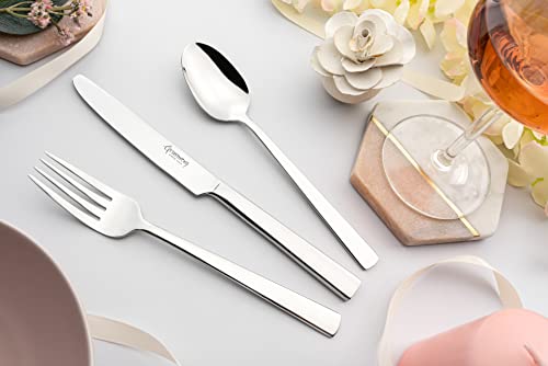 Cuillères à thé Grunwerg Westminster petits couverts inox 18-10 table - 6