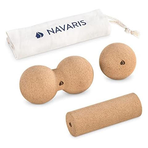Navaris Cork Massage Set for Home Relaxation Cover